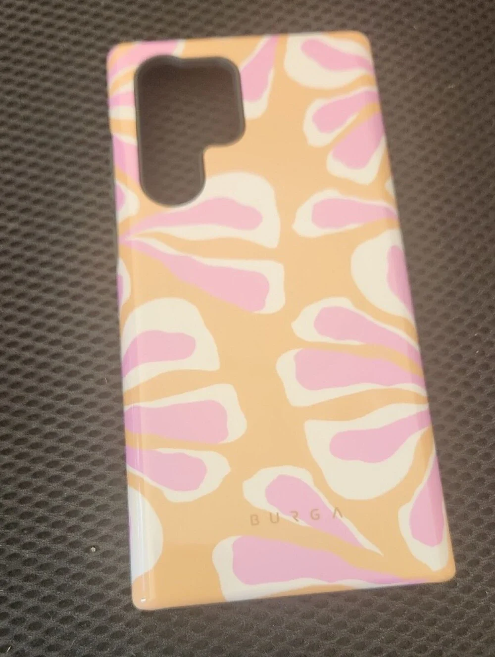 BURGA Aloha Samsung S22 Ultra Case Peach & Pink Floral Protective Phone Case